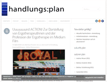 Tablet Screenshot of handlungsplan.net